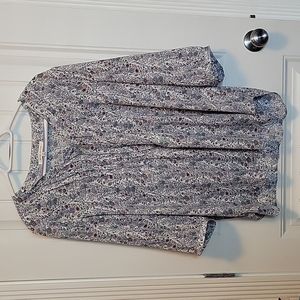 Floral 3/4 Sleeve Blouse